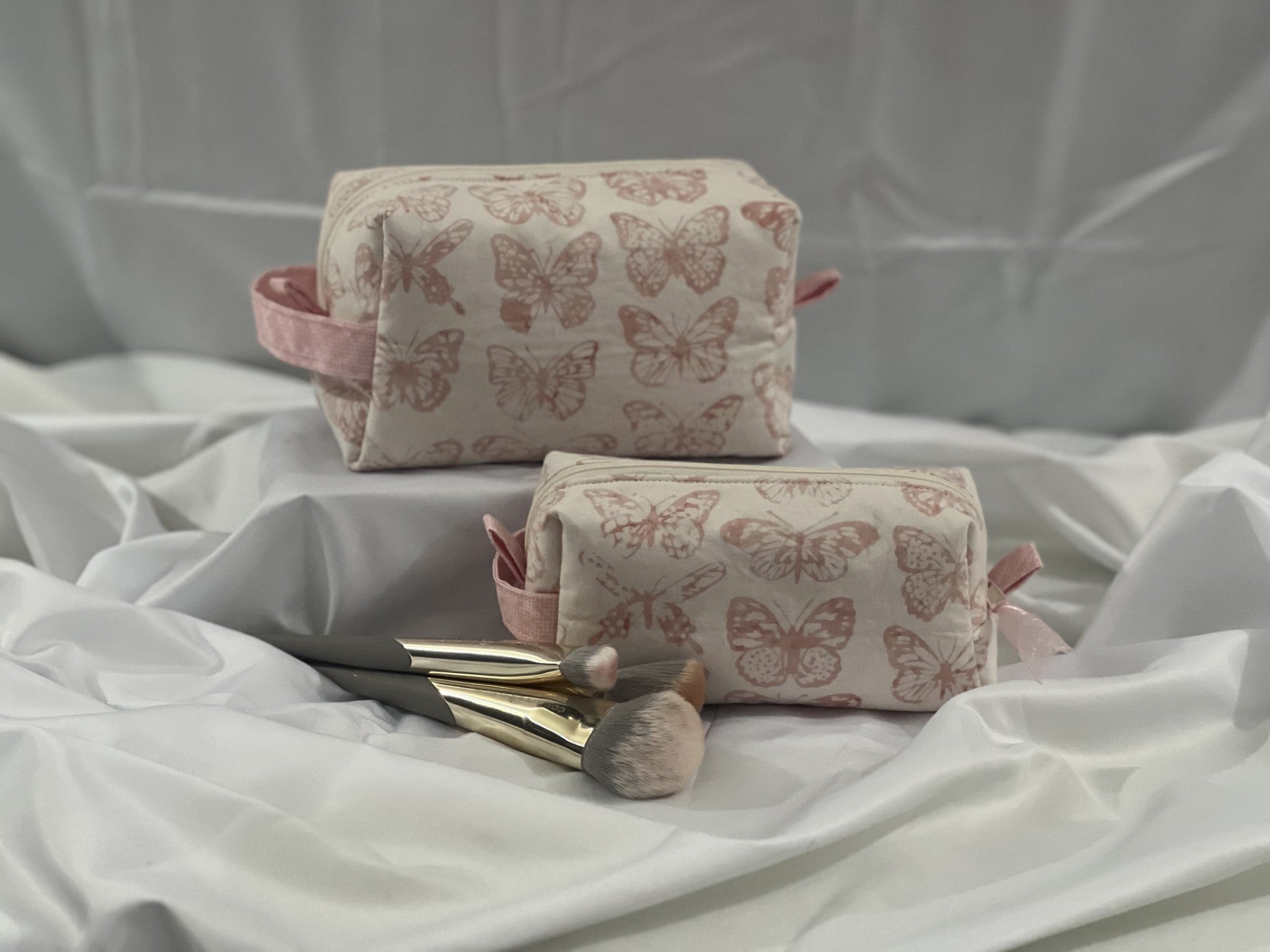 Boxy Mini  Carry-All Bag Pink Butterfly