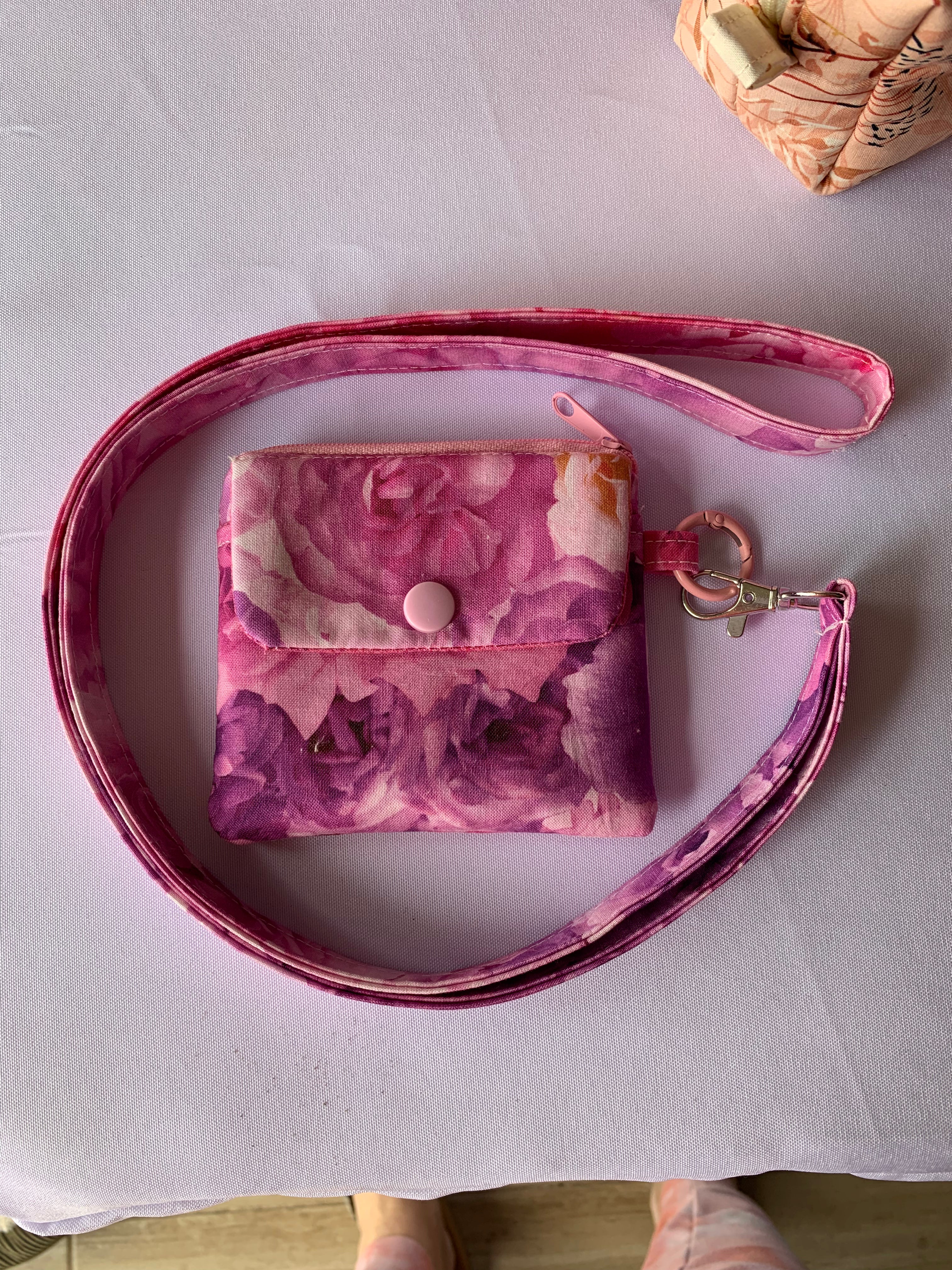 Lanyard-Wallet Set - Rose Bouquet