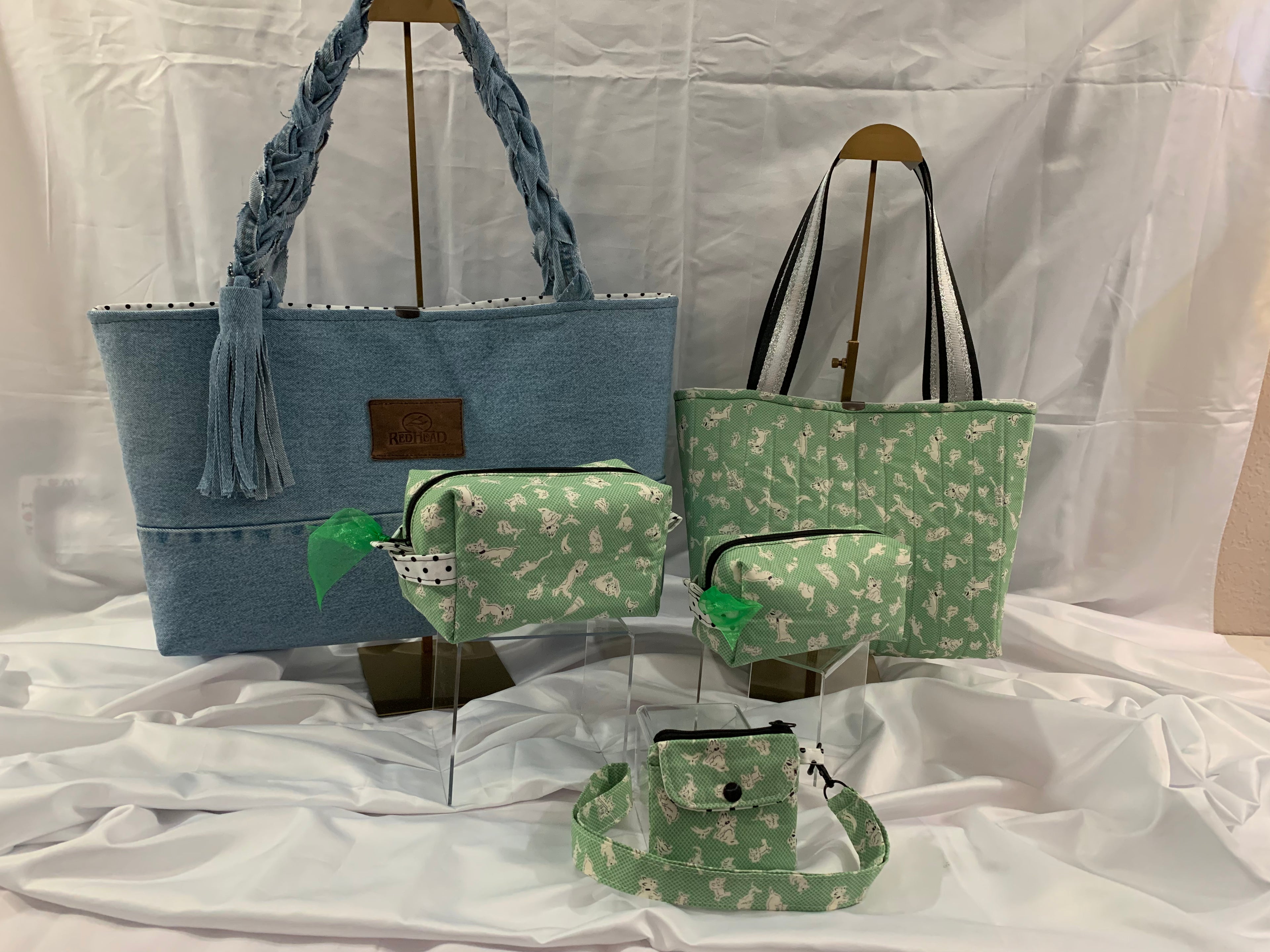 Mini Tote Bag - Puppy Love