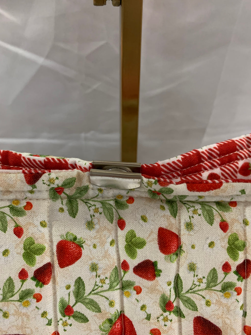 Mini Tote Bag - Strawberry Patch