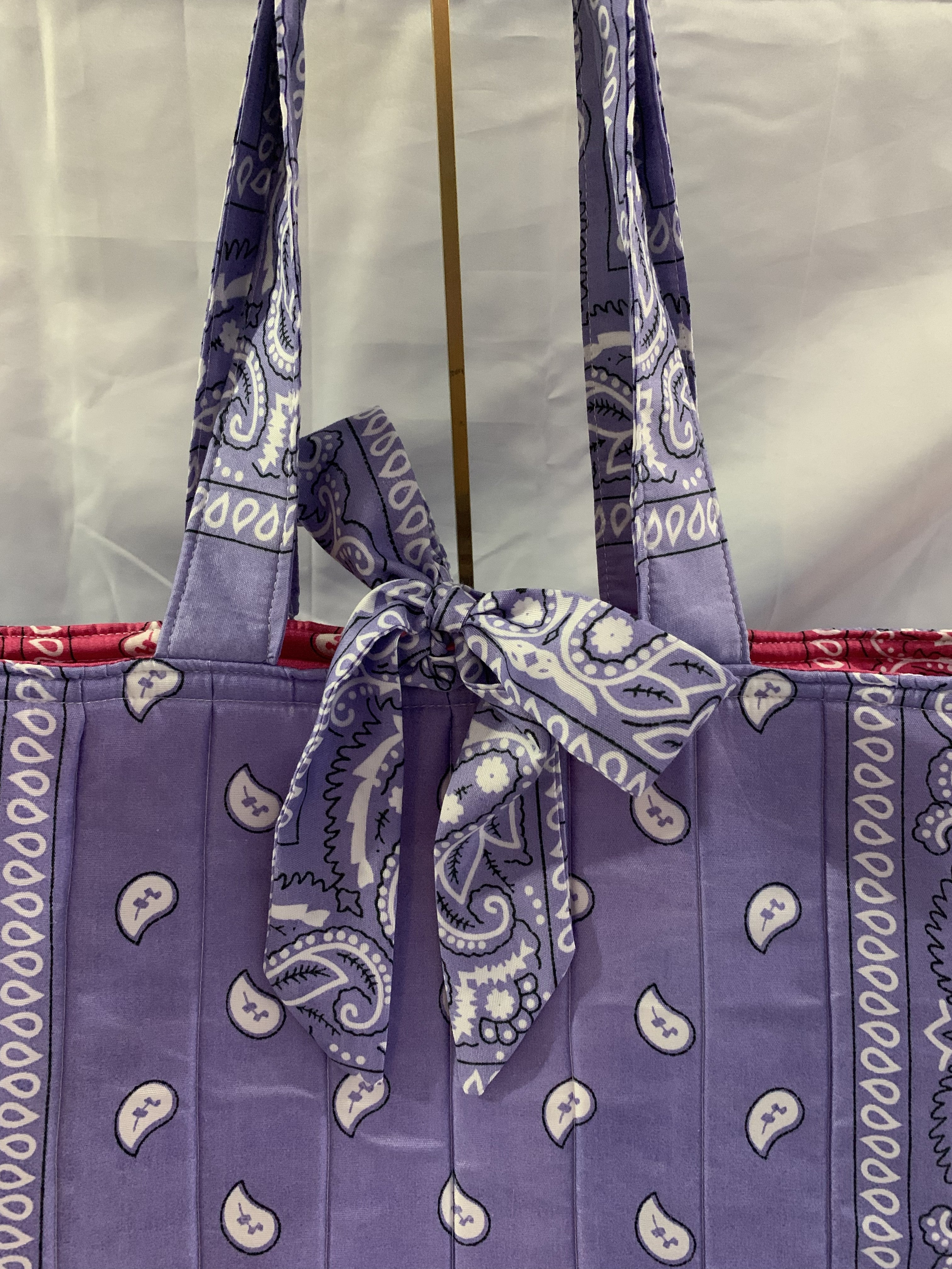 Bandanna Tote Bag - Multi Color