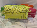 Yellow bandanna with lace zipper -Boxy Carry-All Bag