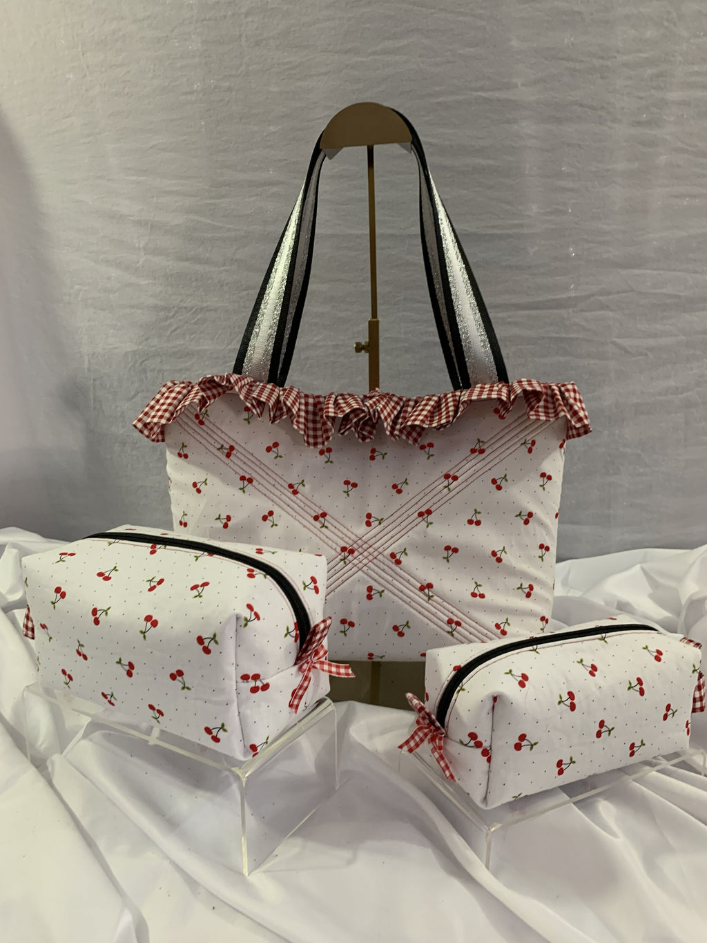 Picnic Cherries - Mini Tote Bag