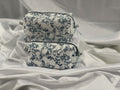 Boxy  Carry-All  - Blue Floral