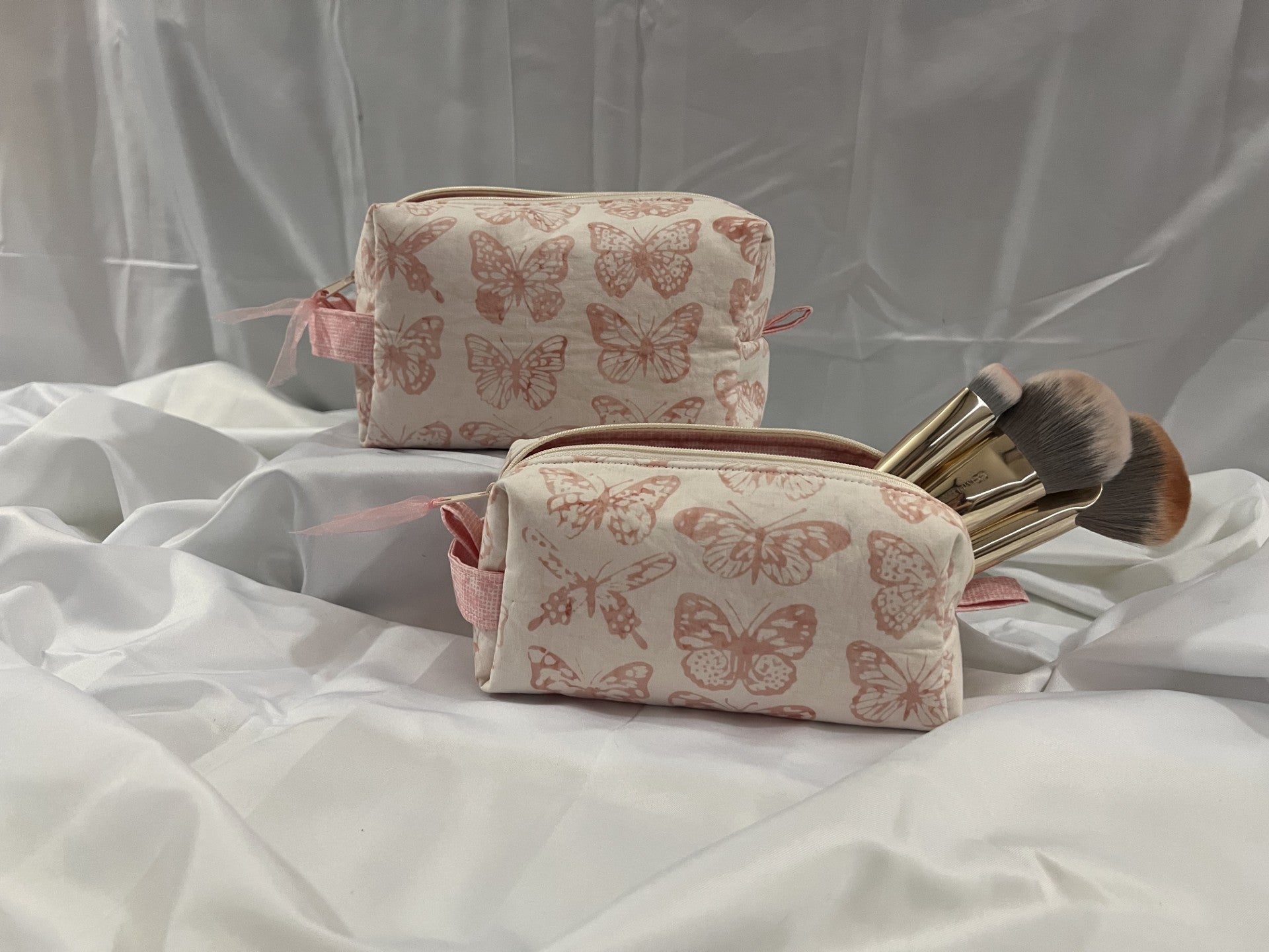 Boxy  Carry-All Bag Pink Butterfly